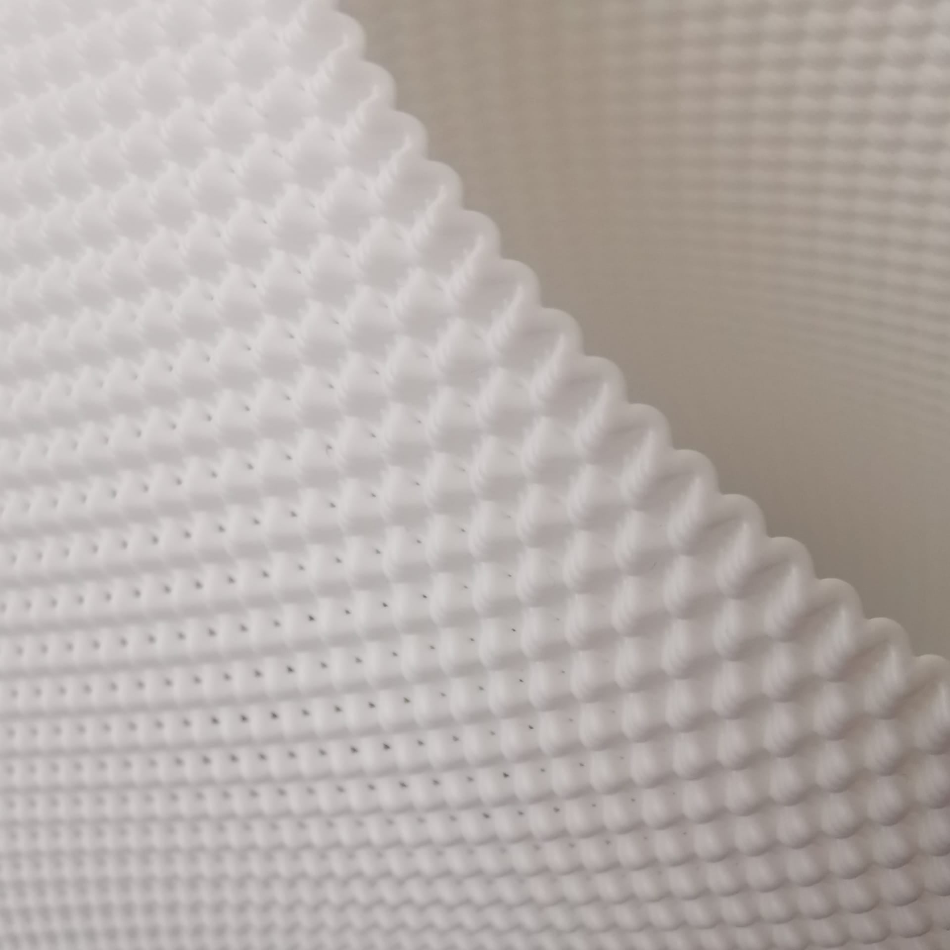 Modern 3D-printed Eclipse Lamp made from sustainable materials, creating a warm and calming ambient light.